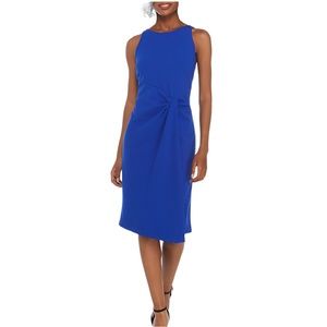 Julia Jordan Sleeveless Side Knit Sheath Dress 16